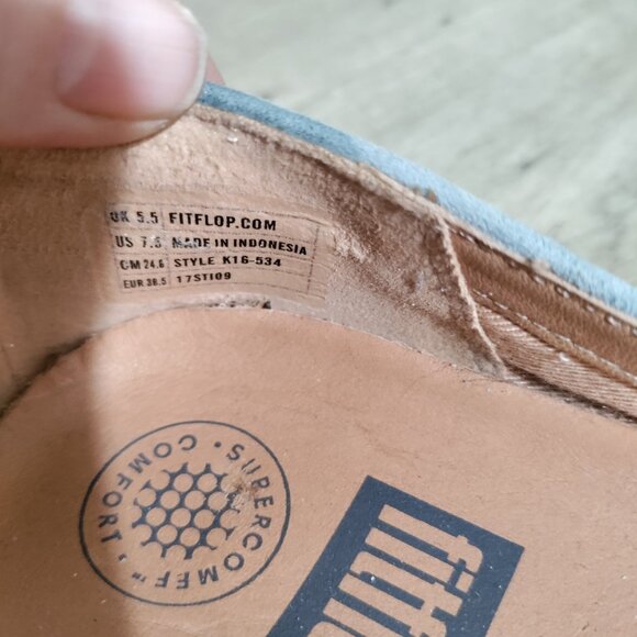 Fitflop Women's SUPERCHIC Luxe Tweed Ballet Flats Textile Size 7.5 - Picture 6 of 8